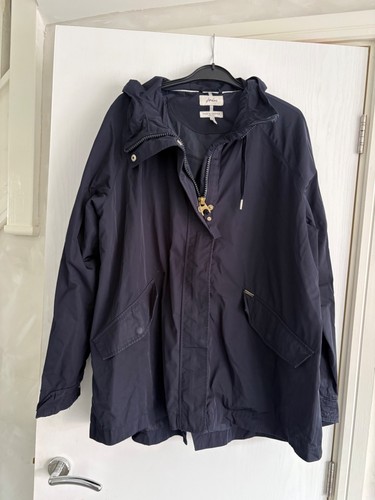 Womens navy joules hooded - navy,