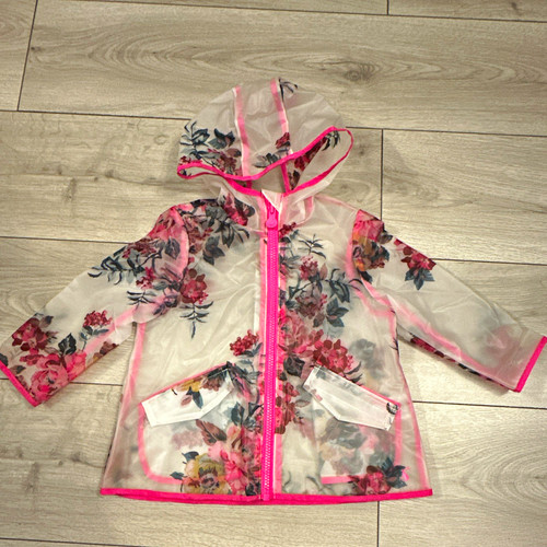 Joules girls hooded floral - hooded, zip
